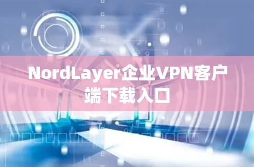 NordLayer企业VPN客户端下载入口
