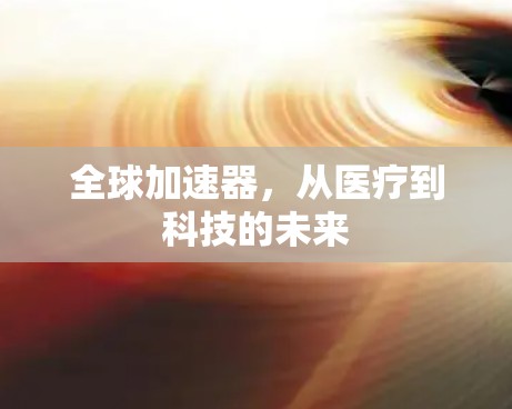 全球加速器，从医疗到科技的未来