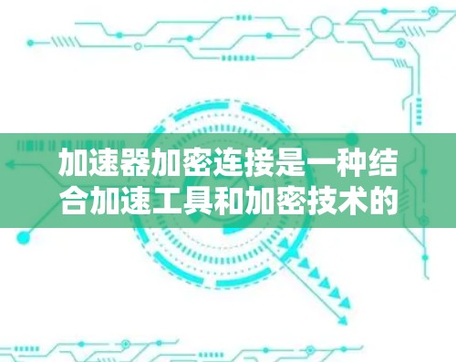 加速器加密连接是一种结合加速工具和加密技术的机制，用于保护数据和隐私。它在加速过程中使用加密连接，确保数据安全，防止被恶意使用或泄露。以下是对该技术的详细分析和总结