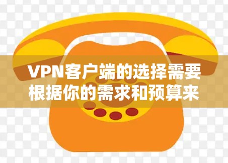 VPN客户端的选择需要根据你的需求和预算来决定。以下是几个主要的VPN平台及其推荐的客户端